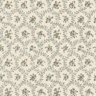 Juliette Trail Brown Clermont Wallpaper by Anna French