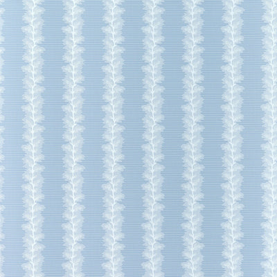 French Stripe Spa Blue Clermont Wallpaper by Anna French