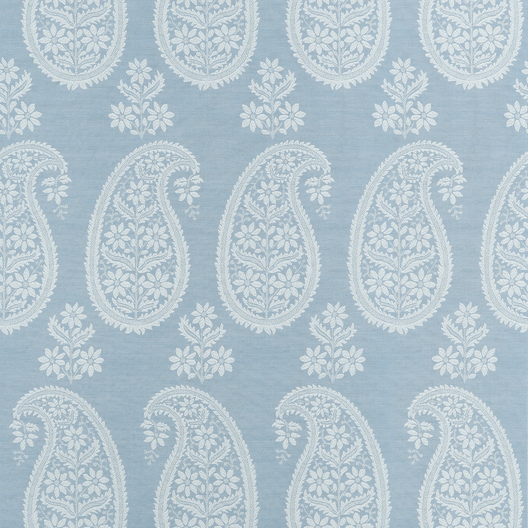 AT16108 Campania Paisley Robin's Egg Belvedere Wallpaper by Anna French