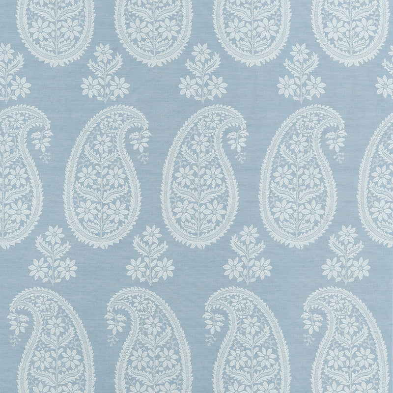 AT16108 Campania Paisley Robin's Egg Belvedere Wallpaper by Anna French
