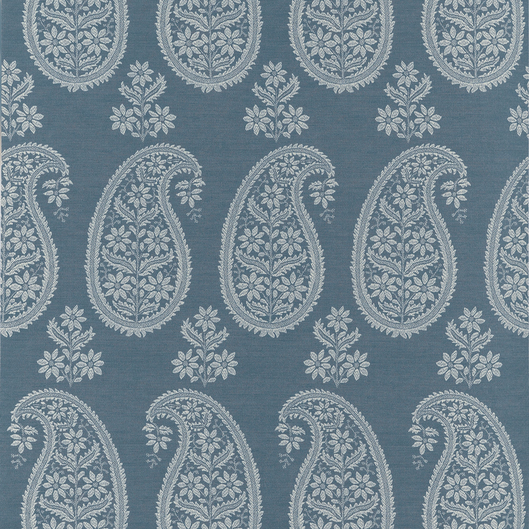 AT16110 Campania Paisley Blue Belvedere Wallpaper by Anna French