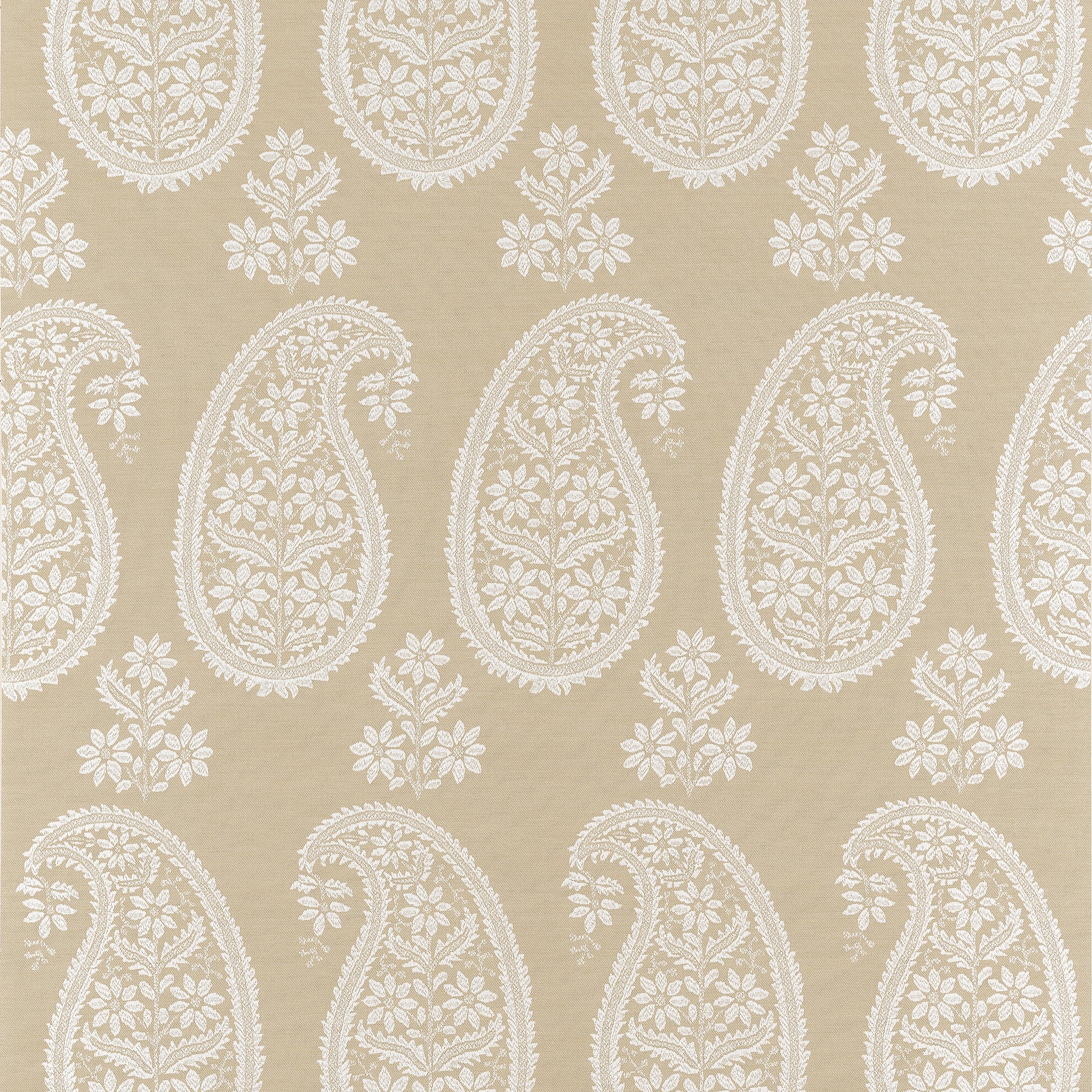 AT16111 Campania Paisley Beige Belvedere Wallpaper by Anna French