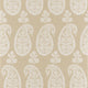 Campania Paisley Beige Belvedere Wallpaper by Anna French