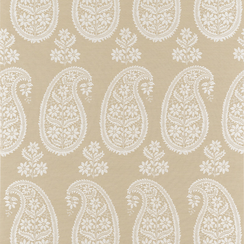AT16111 Campania Paisley Beige Belvedere Wallpaper by Anna French