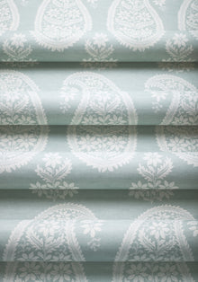 AT16112 Campania Paisley Sage Belvedere Wallpaper by Anna French