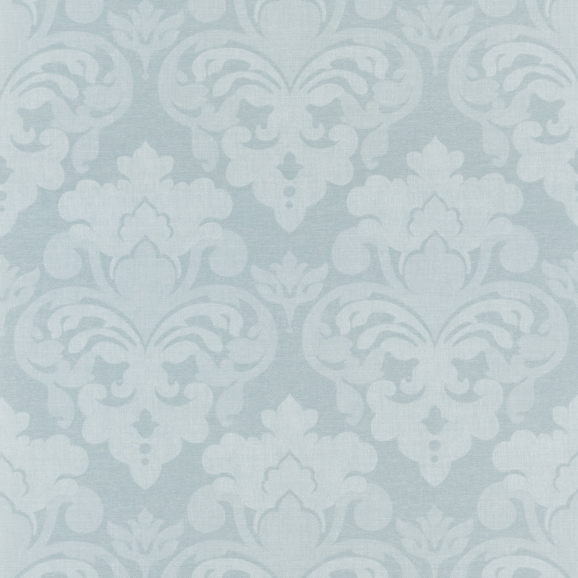 AT16120 Darcey Damask Soft Blue Belvedere Wallpaper by Anna French