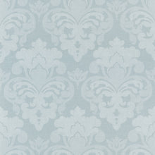 AT16120 Darcey Damask Soft Blue Belvedere Wallpaper by Anna French