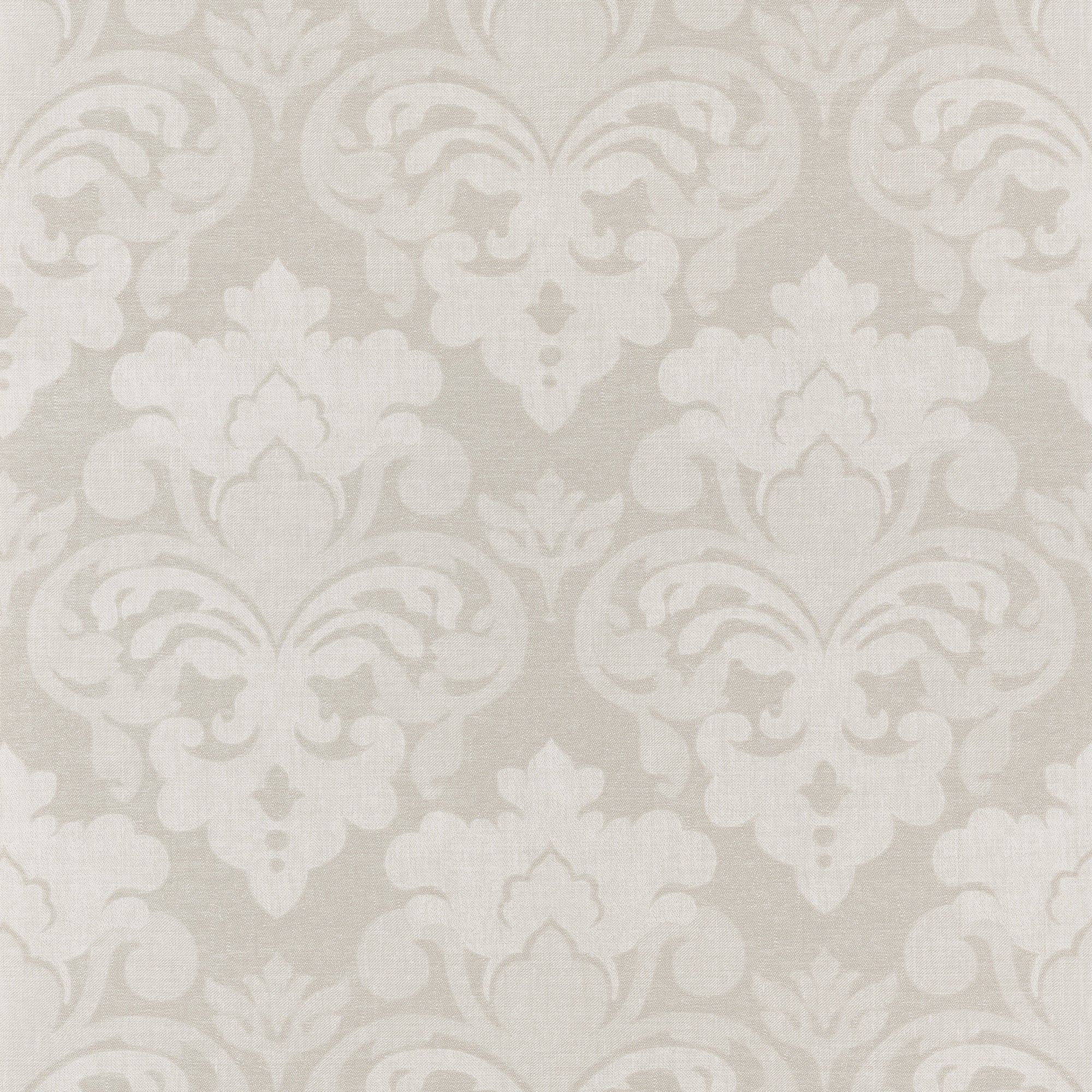 AT16122 Darcey Damask Flax Belvedere Wallpaper by Anna French