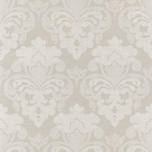 AT16122 Darcey Damask Flax Belvedere Wallpaper by Anna French