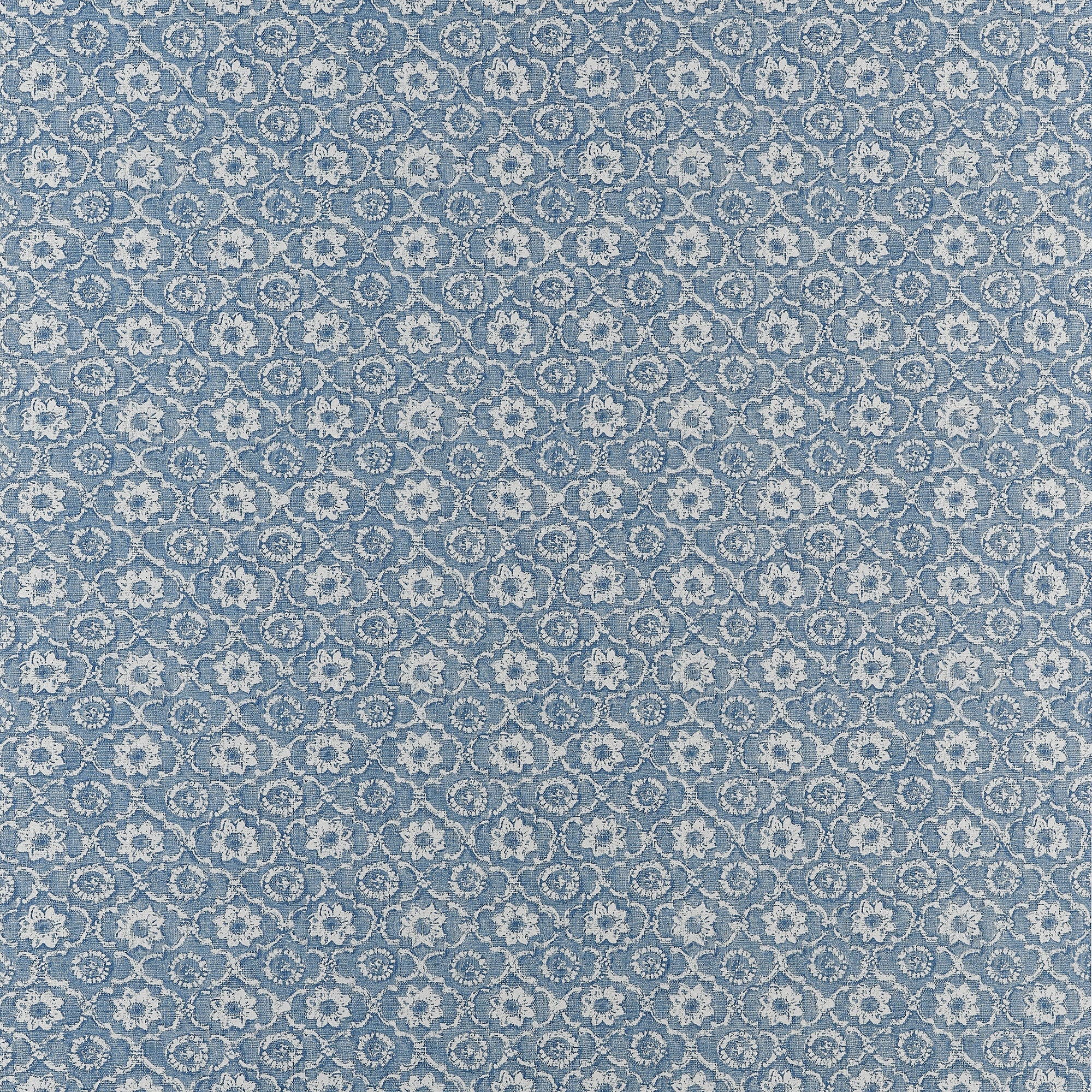 AT16125 Holly Trellis Blue Belvedere Wallpaper by Anna French