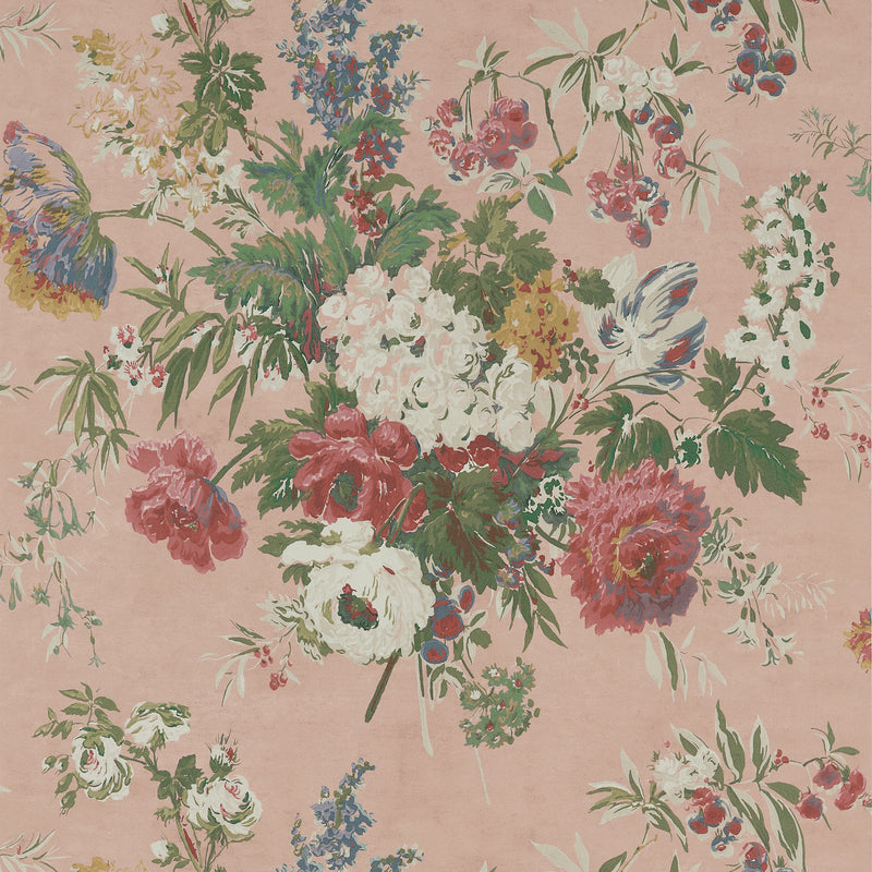 AT16136 Garden Club Blush Belvedere Wallpaper by Anna French