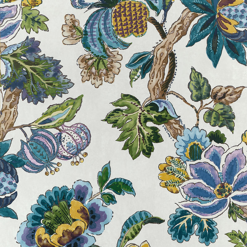 AT16137 Stockbridge Lavender and Blue Belvedere Wallpaper by Anna French
