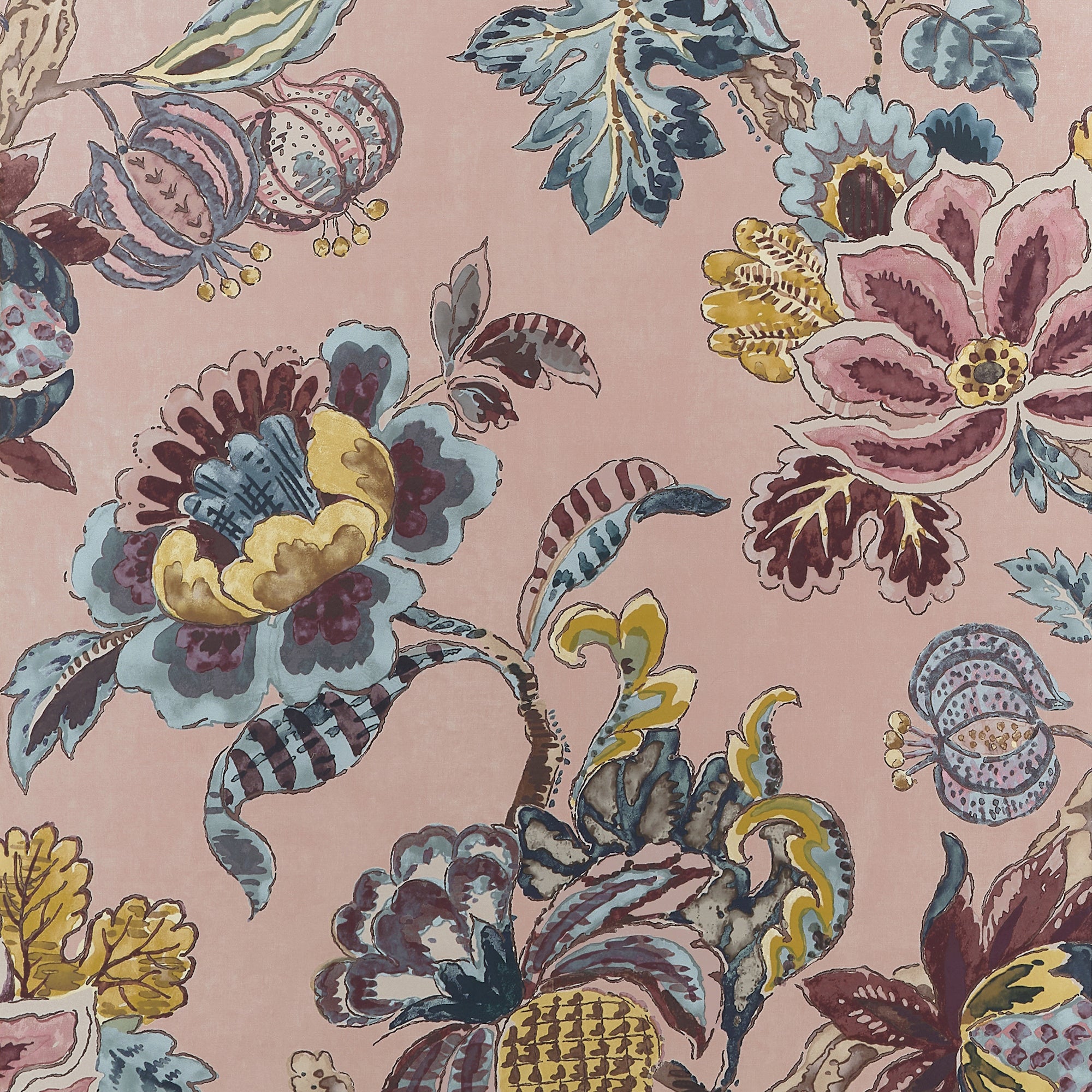 AT16140 Stockbridge Blush Belvedere Wallpaper by Anna French