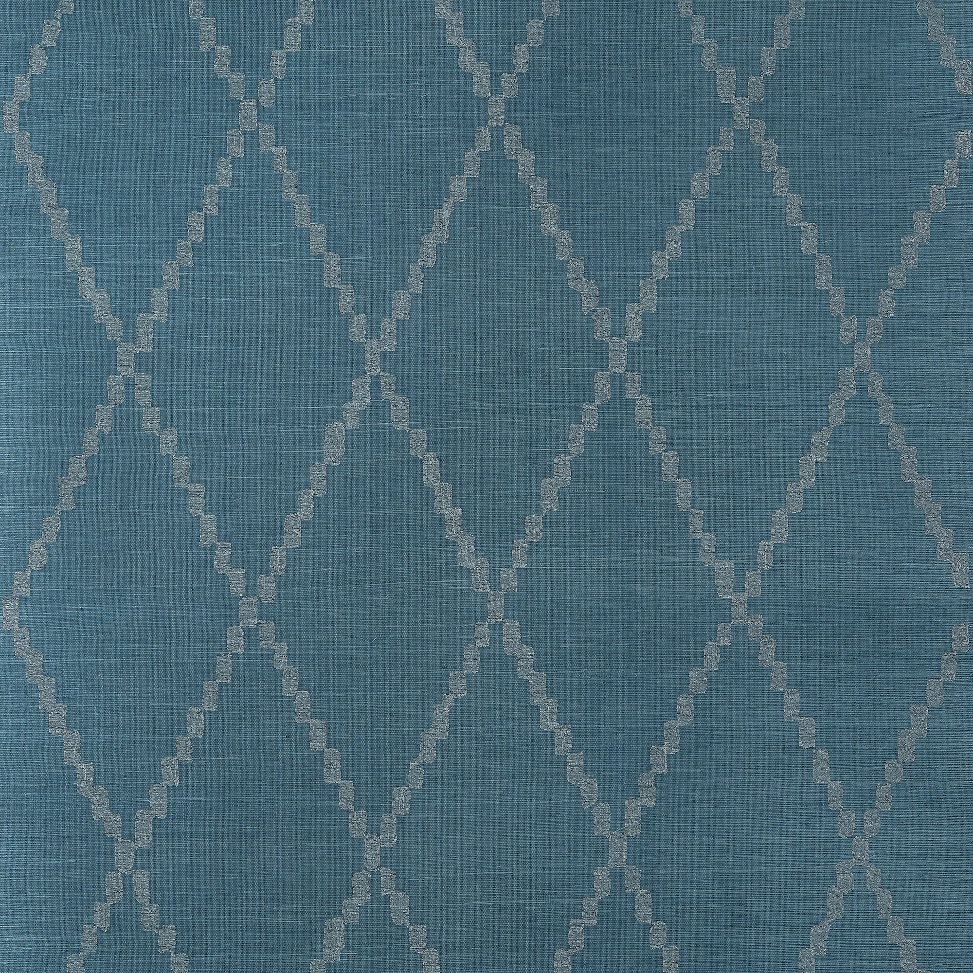 AT16142 Ribbon Sisal Navy Belvedere Wallpaper by Anna French