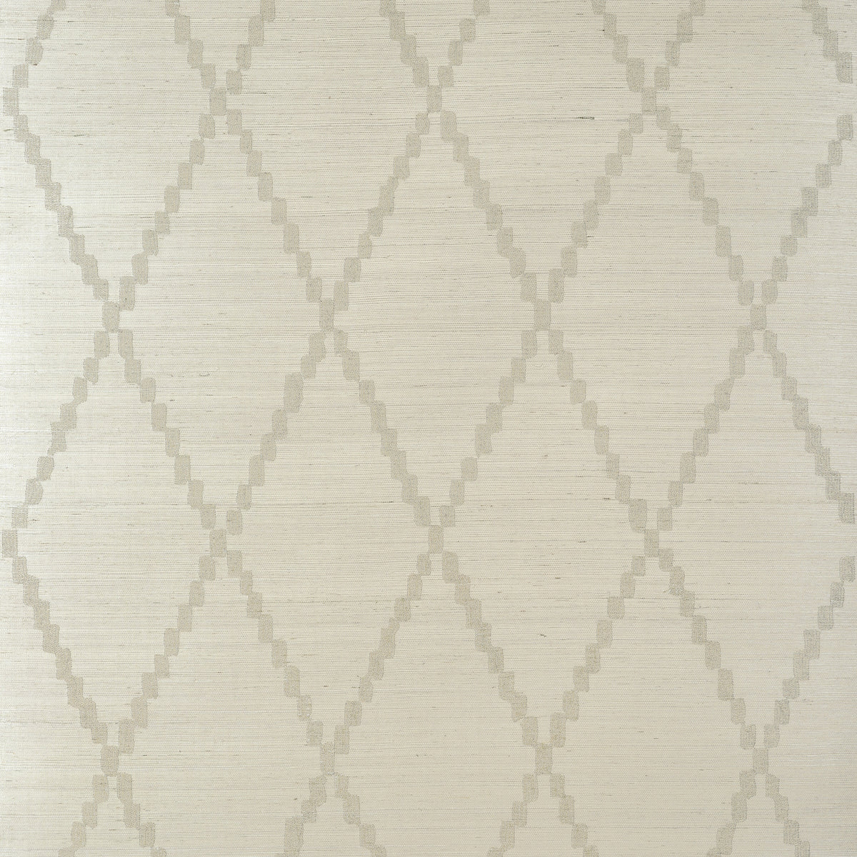 Ribbon Sisal Beige Belvedere Wallpaper by Anna French
