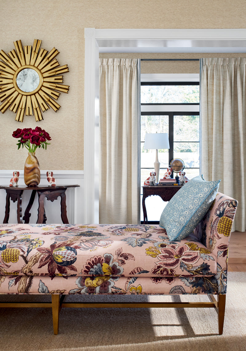 AT16148 Deauville Linen Flax Belvedere Wallpaper by Anna French