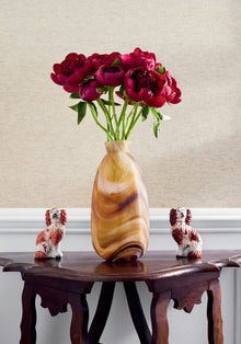 AT16148 Deauville Linen Flax Belvedere Wallpaper by Anna French