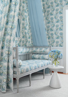 AT16157 Antoinette Blue and Plum Belvedere Wallpaper by Anna French