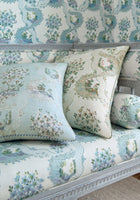 AT16157 Antoinette Blue and Plum Belvedere Wallpaper by Anna French