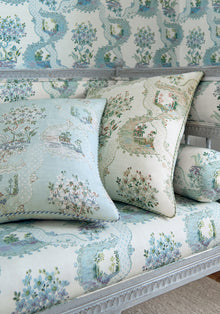 AT16157 Antoinette Blue and Plum Belvedere Wallpaper by Anna French