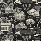 AT16163 Farmingdale Black Belvedere Wallpaper by Anna French