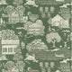Farmingdale Green Belvedere Wallpaper by Anna French