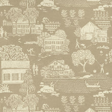 AT16165 Farmingdale Beige Belvedere Wallpaper by Anna French