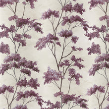 AT16167 Dalton Eggplant on Pearl Belvedere Wallpaper by Anna French