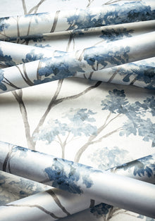 AT16168 Dalton Spa Blue on Pearl Belvedere Wallpaper by Anna French