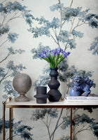 AT16168 Dalton Spa Blue on Pearl Belvedere Wallpaper by Anna French