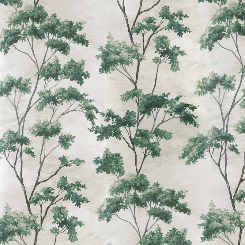 AT16169 Dalton Green on Pearl Belvedere Wallpaper by Anna French