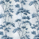 Dalton Blue and White on Pearl Belvedere Wallpaper by Anna French