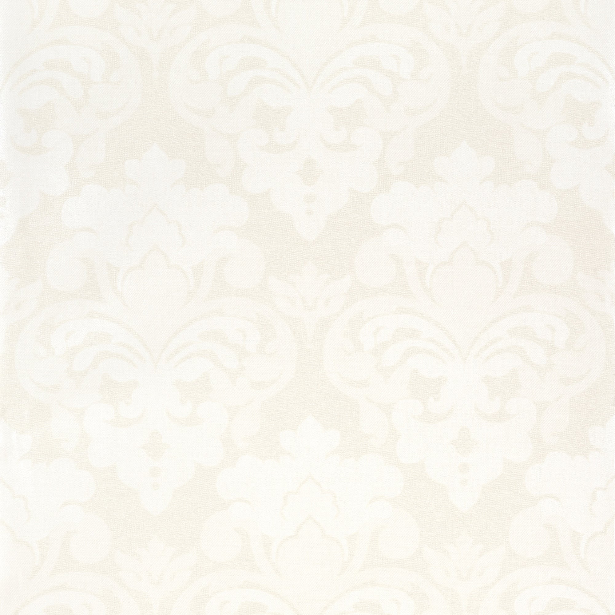 AT16171 Darcey Damask Pearl on Off White Belvedere Wallpaper by Anna French