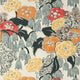 Laura Willow Tree Coral and Black Wallpaper by Anna French