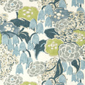 Laura Willow Tree Citrus and Blue Wallpaper by Anna French