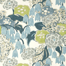 AT23104 Laura Willow Tree Citrus and Blue Wallpaper by Anna French
