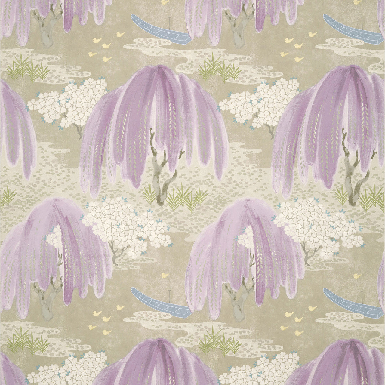 AT23107 Willow Tree Lavender Wallpaper by Anna French