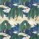 Willow Tree Navy Wallpaper by Anna French
