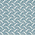 Bloomsbury Square Willow Tree Blue Wallpaper by Anna French