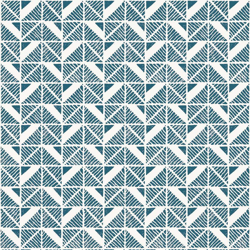 AT23118 Bloomsbury Square Willow Tree Blue Wallpaper by Anna French