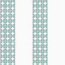 AT23129 Fairmont Stripe Willow Tree Teal Wallpaper by Anna French