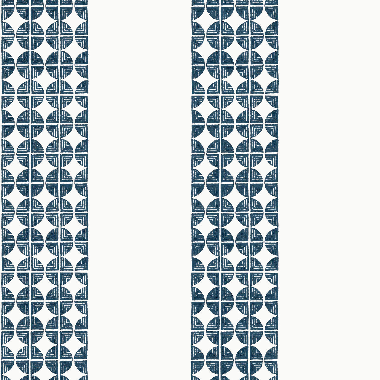 AT23130 Fairmont Stripe Willow Tree Navy Wallpaper by Anna French