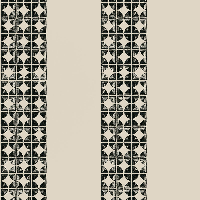AT23131 Fairmont Stripe Willow Tree Black Wallpaper by Anna French