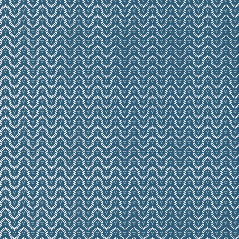 AT23149 Wynford Willow Tree Navy Wallpaper by Anna French