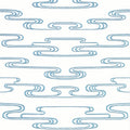 Cloudwater Willow Tree Blue Wallpaper by Anna French