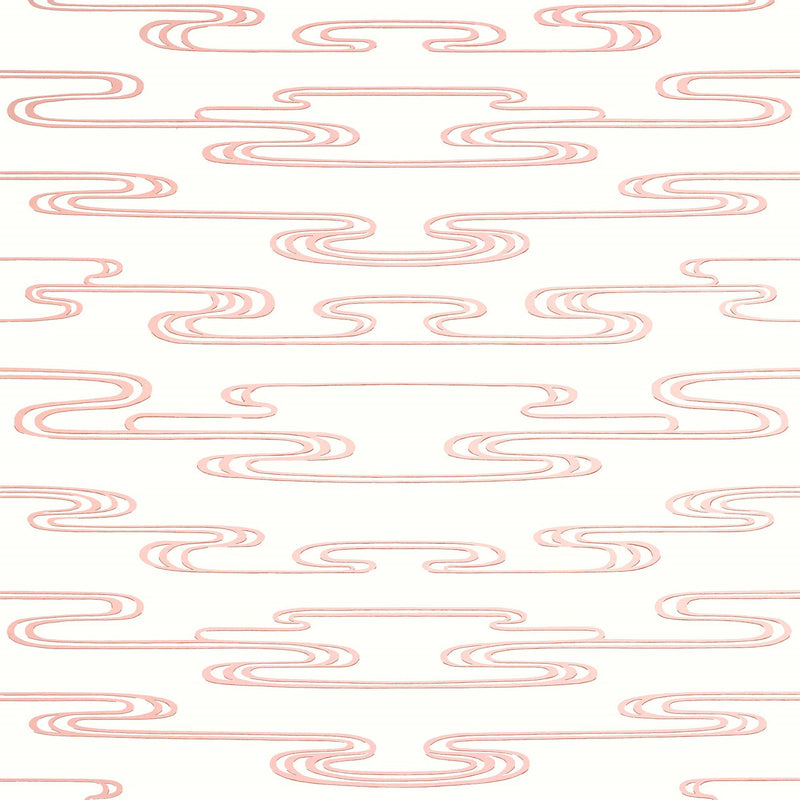 AT23154 Cloudwater Willow Tree Blush Wallpaper by Anna French