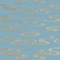 Cloudwater Willow Tree Metallic Gold on Mineral Wallpaper by Anna French