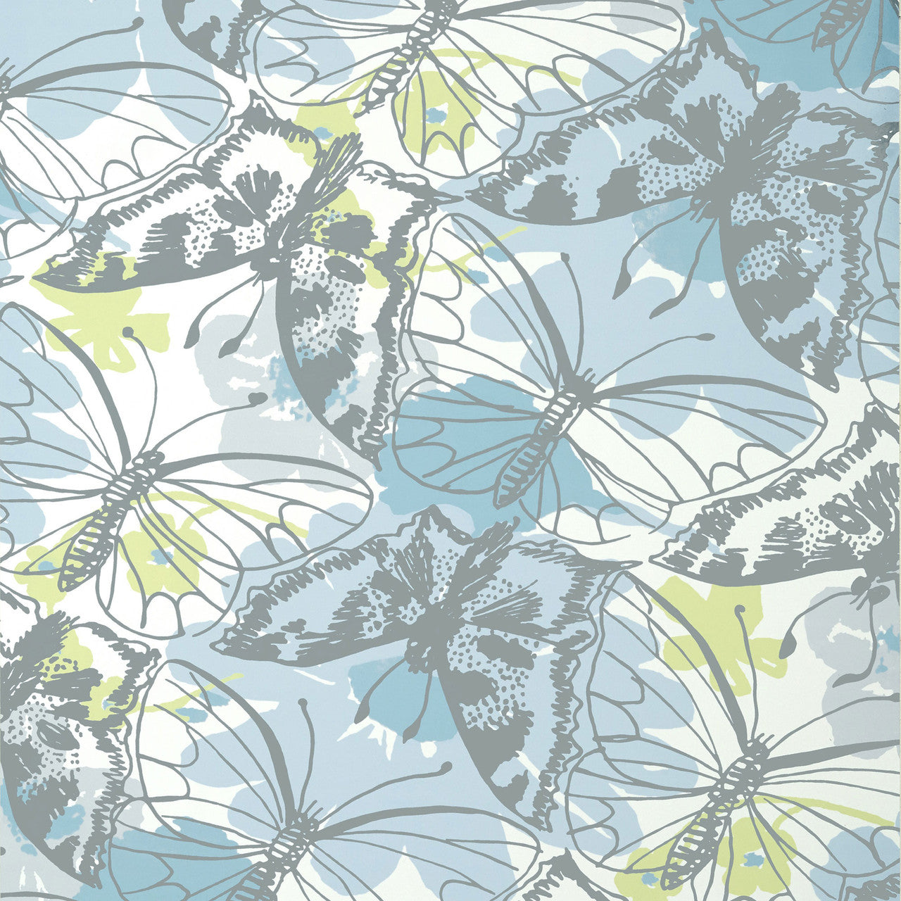 AT23177 Paxton Willow Tree Soft Blue Wallpaper by Anna French