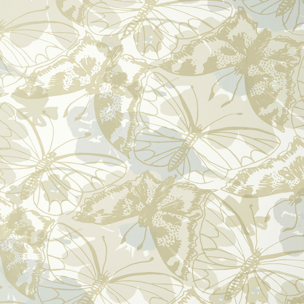 AT23178 Paxton Willow Tree Metallic on Neutral Wallpaper by Anna French