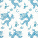 Dragon Dance Willow Tree Blue Wallpaper by Anna French
